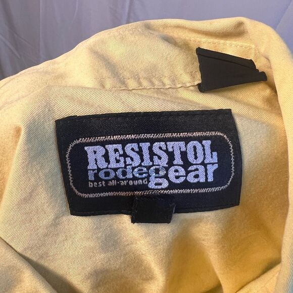 Resistol Rodeo Gear Yellow Button-Up Cowboy Shirt - XL - Picture 2 of 9
